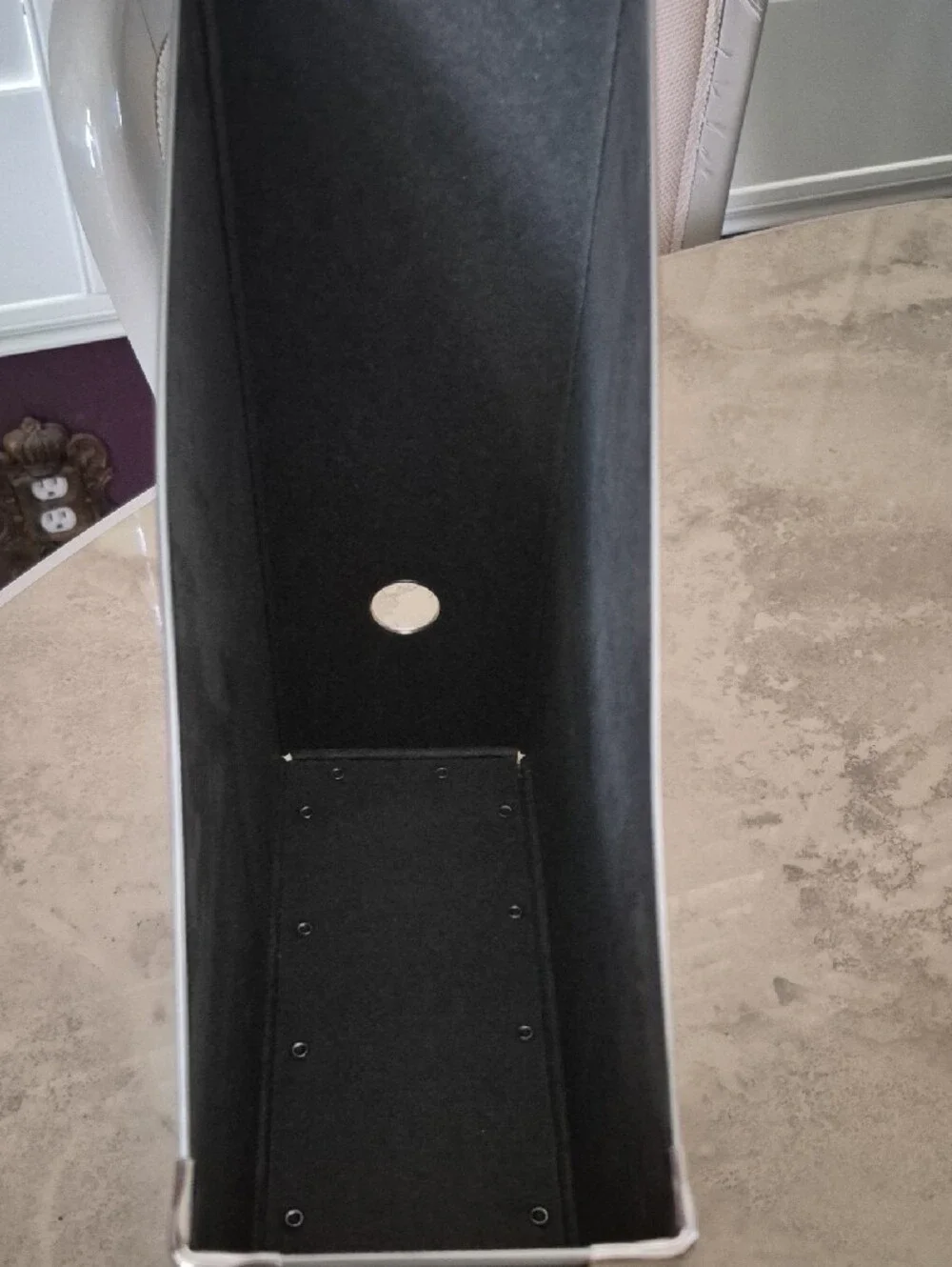 Black Magazine File Holder with Metal Reinforced Corners